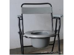 新款老年座便椅 老人坐便椅坐厕椅带盖加大圆形便桶可折叠承重大