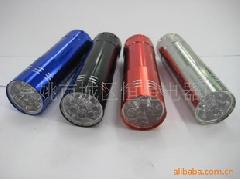 铝合金电筒，9灯铝合金，LED9灯，手电筒,铝合金手电筒
