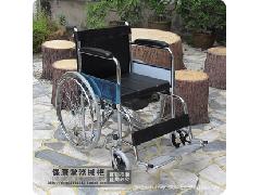 佛山凯洋坐便轮椅带坐便器座便轮椅车老年人坐厕轮椅免充气KY608
